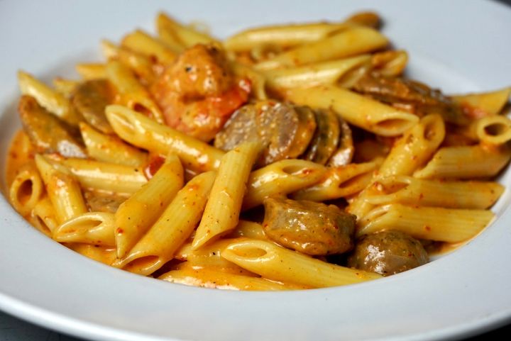 Sausage w/Pink Vodka Sauce