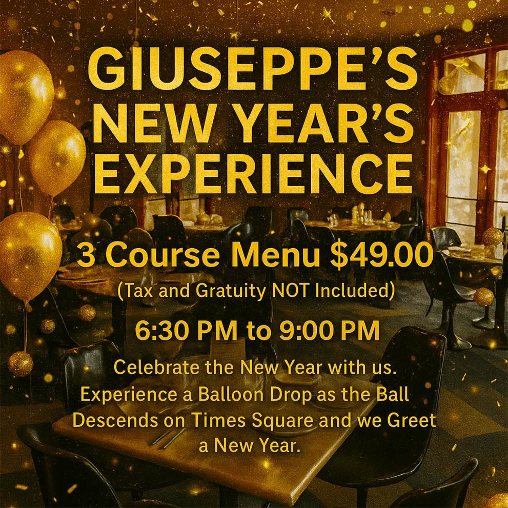 Ring in the New Year Early at Giuseppe’s Palm Desert Lounge
